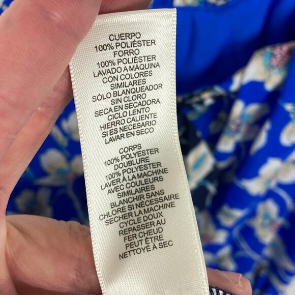 NEW Eliza J Floral Bow Tie Back Midi Sundress Blue Size‎ 4 Nordstrom Bohemian - Picture 6 of 12